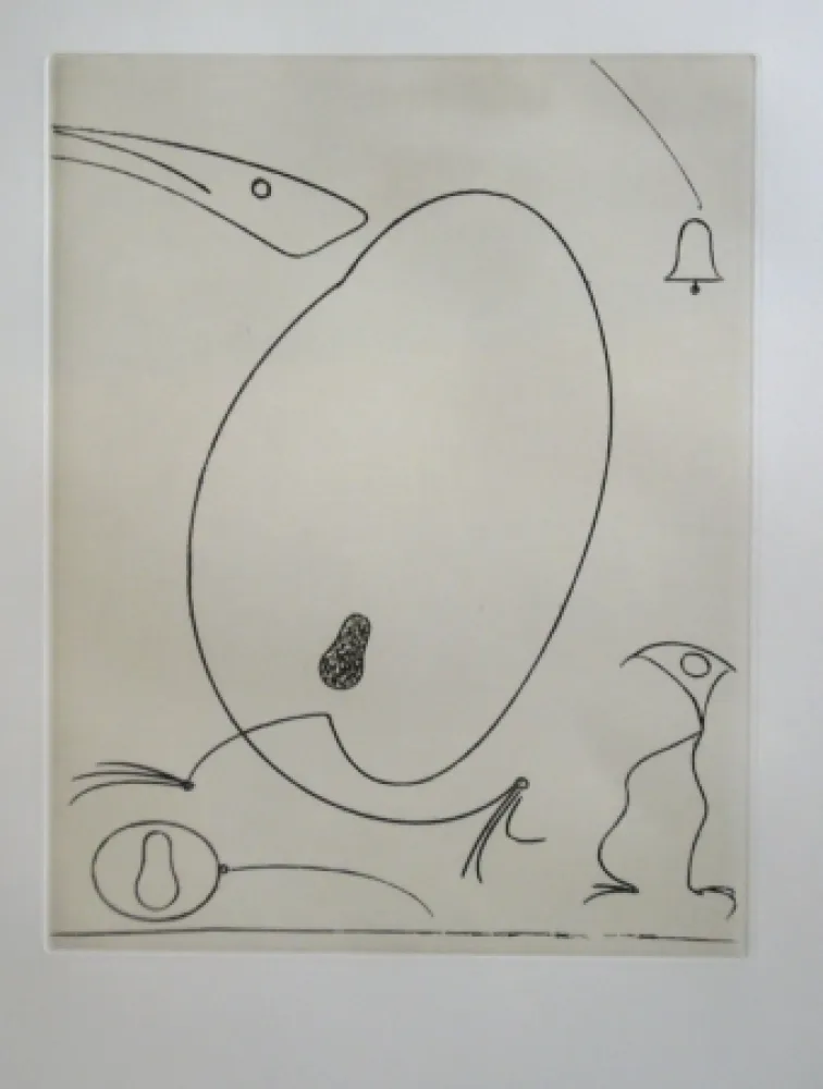 Etching And Aquatint Ernst - La cloche