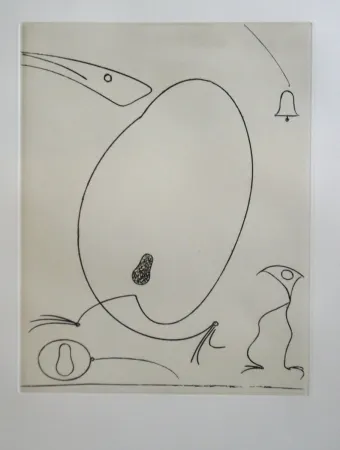 Etching And Aquatint Ernst - La cloche