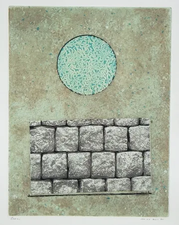 Etching And Aquatint Ernst - Le plus beau mur de mon royaume