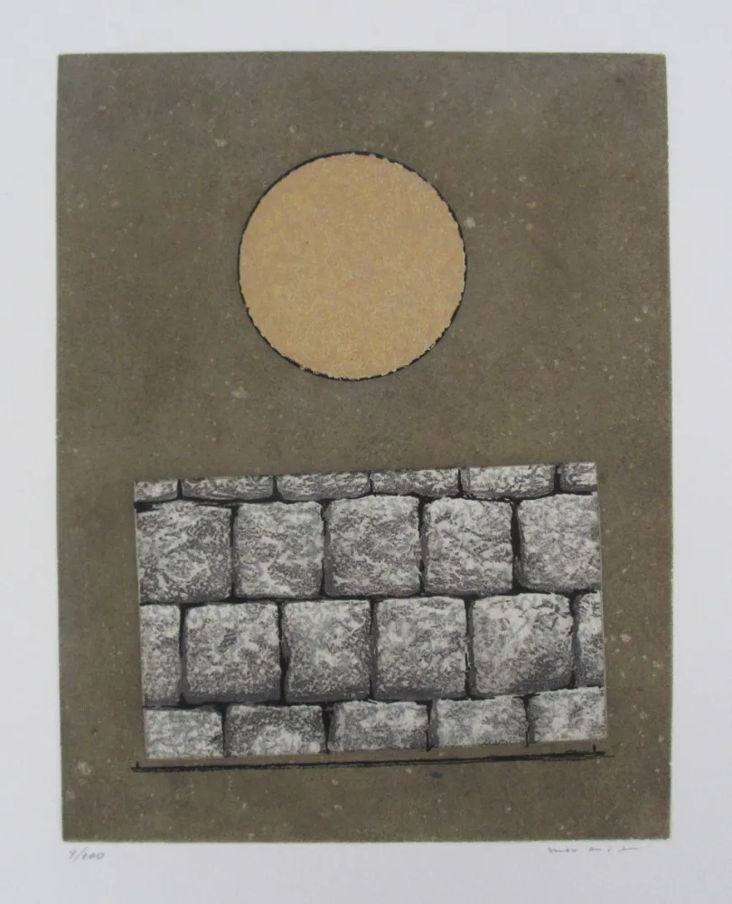 Etching And Aquatint Ernst - Le plus beau mur de mon royaume