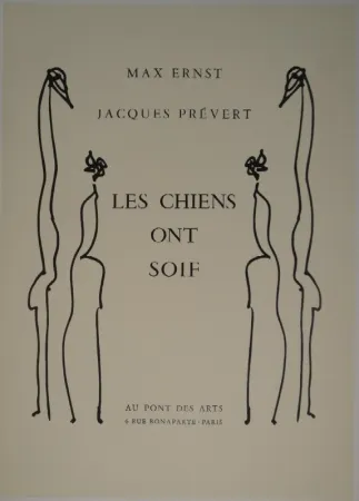 Illustrated Book Ernst - Les chiens ont soif.