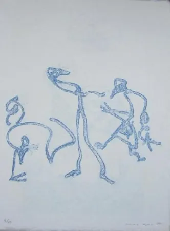 Lithograph Ernst - Lewis Caroll's Wunderhorn 