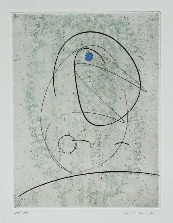 Engraving Ernst - L'Oiseau bleu