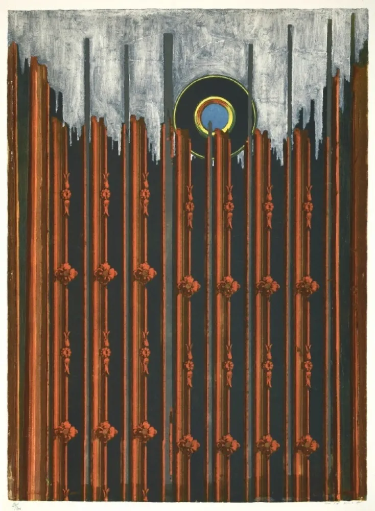 Screenprint Ernst - Mur et Soleil