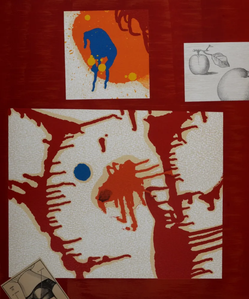 Lithograph Ernst - Nous nous sommes portés à la rencontre des foulards, 1969