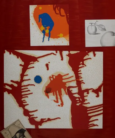 Lithograph Ernst - Nous nous sommes portés à la rencontre des foulards, 1969