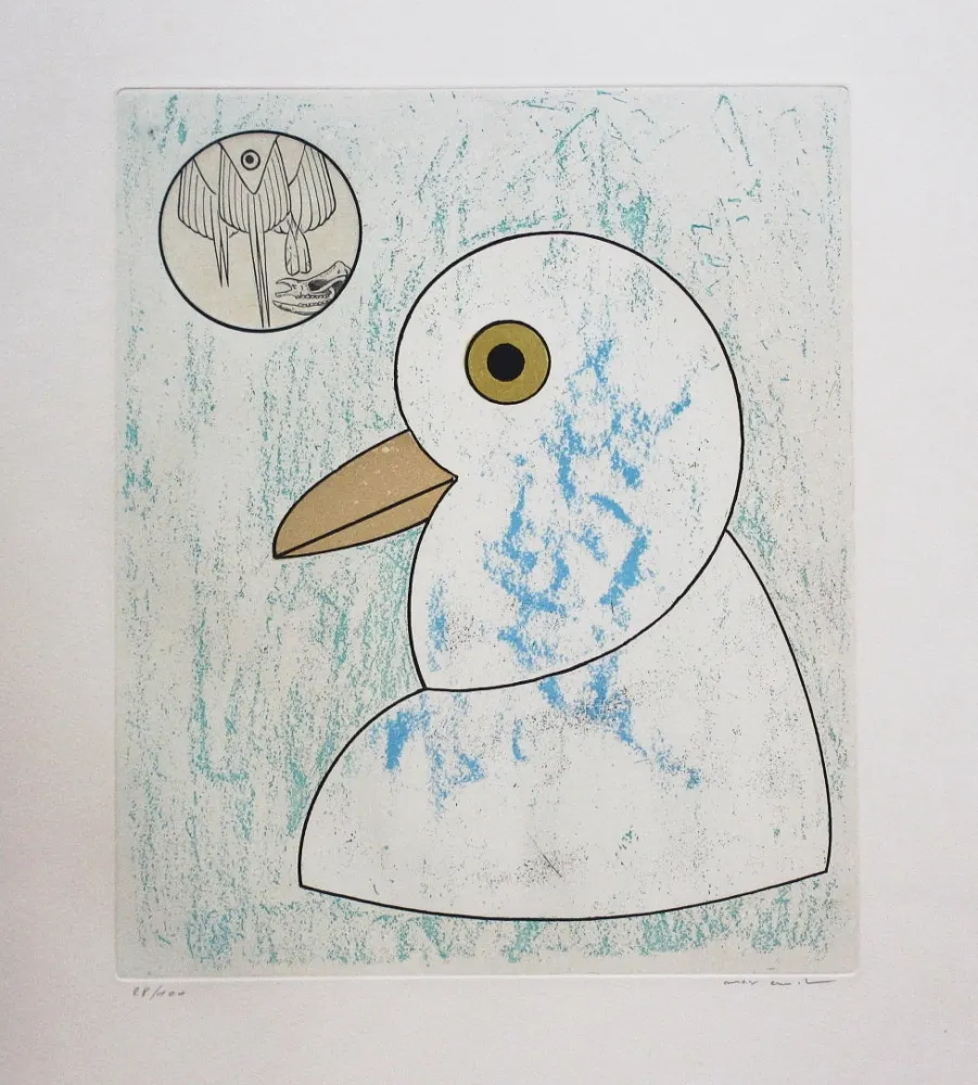 Etching And Aquatint Ernst - Nous sommes la somme de nos envergures