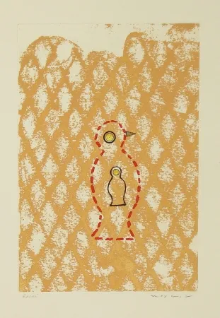 Etching And Aquatint Ernst - Oiseau