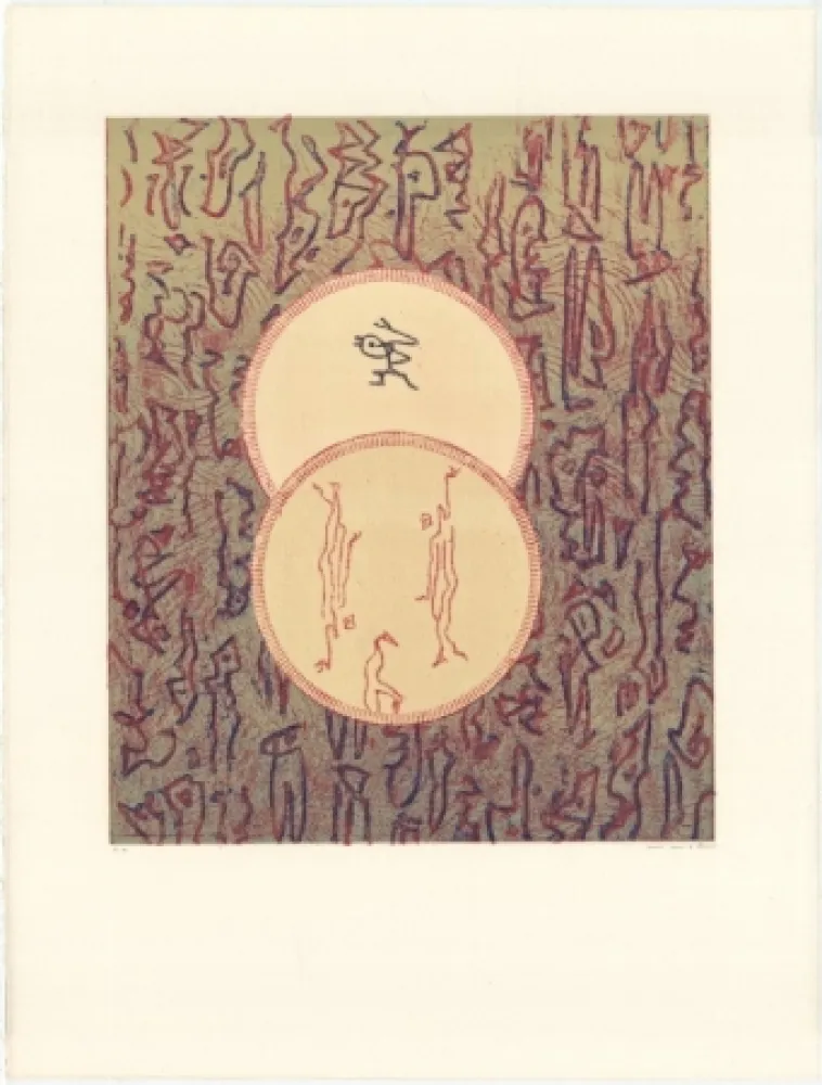 Lithograph Ernst - Pour Bibliotheque Nationale