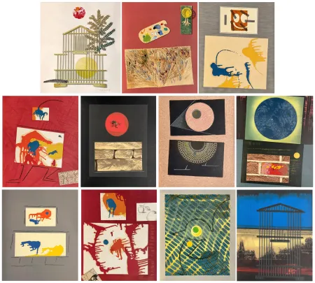 Lithograph Ernst - René Char. DENT PROMPTE. SUITE complète des 11 lithographies originales (1969)