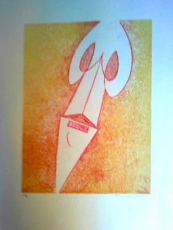 Lithograph Ernst - Sin Titulo