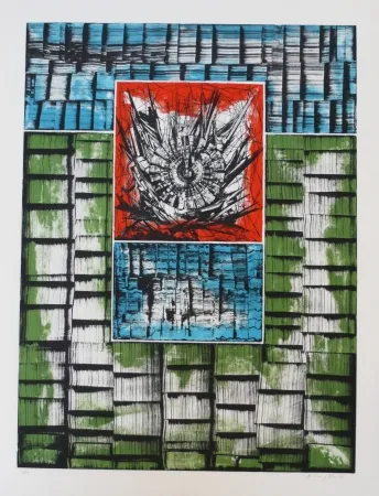 Lithograph Ernst - Terra Incognita 1