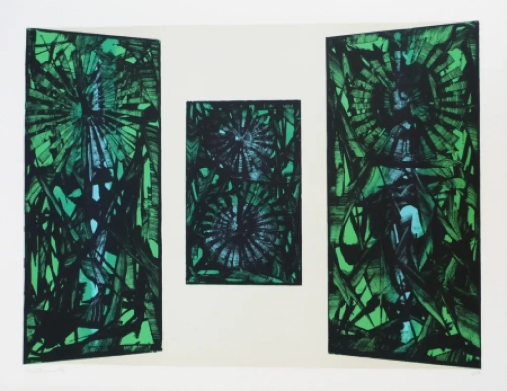 Lithograph Ernst - Terra Incognita 11