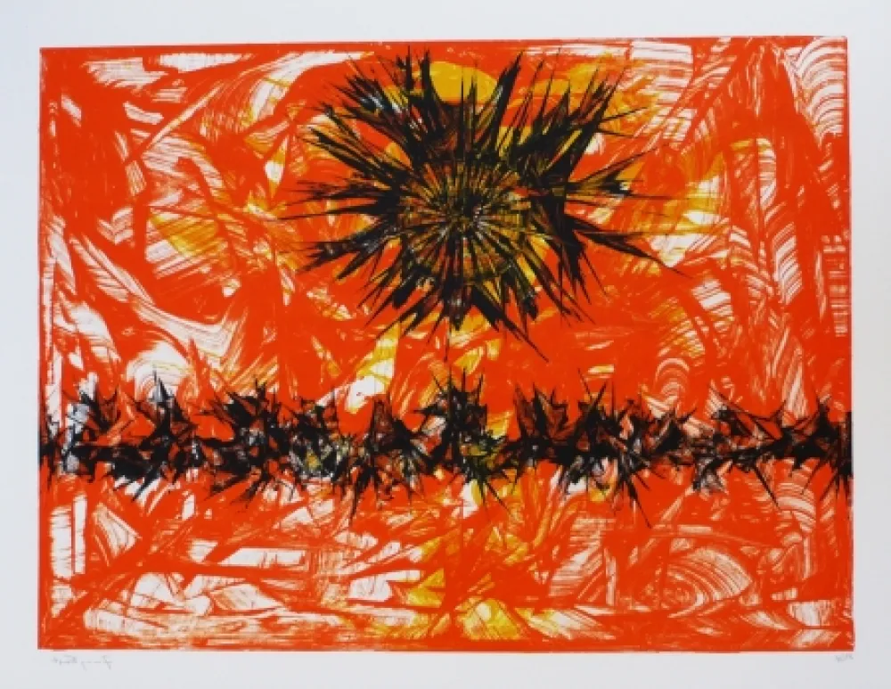 Lithograph Ernst - Terra Incognita 12