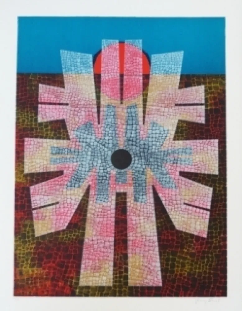 Lithograph Ernst - Terra Incognita 14