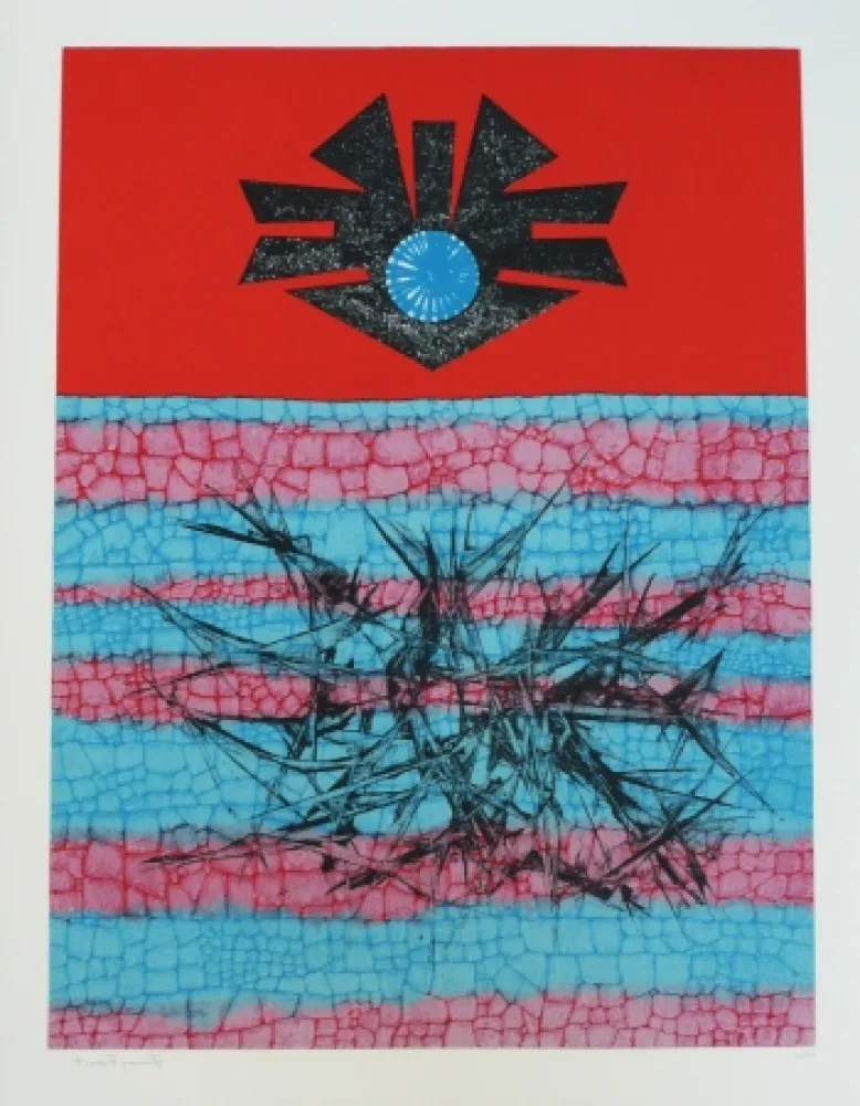 Lithograph Ernst - Terra Incognita 2