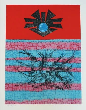 Lithograph Ernst - Terra Incognita 2