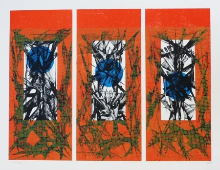 Lithograph Ernst - Terra Incognita 3