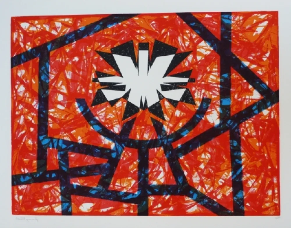 Lithograph Ernst - Terra Incognita 6