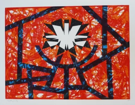 Lithograph Ernst - Terra Incognita 6