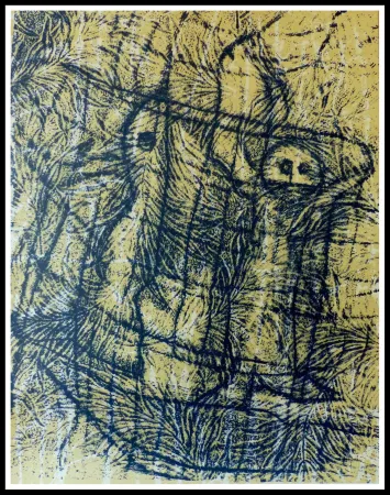 Lithograph Ernst - UN CHANT D'AMOUR