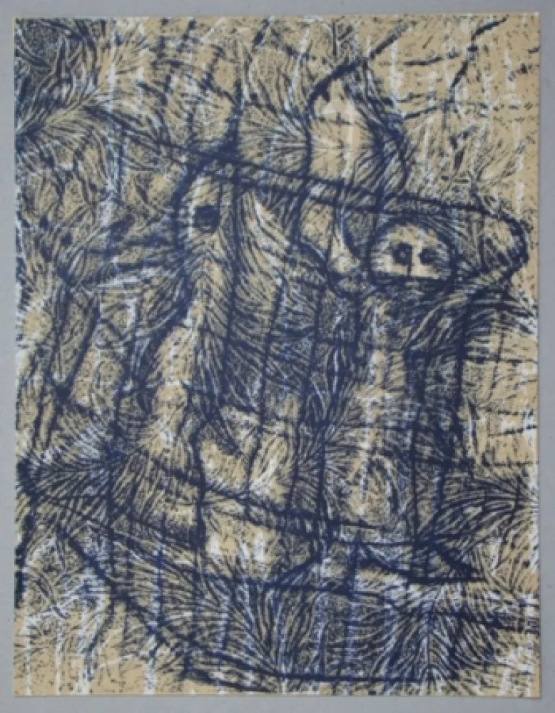 Lithograph Ernst - Un chant d'amour