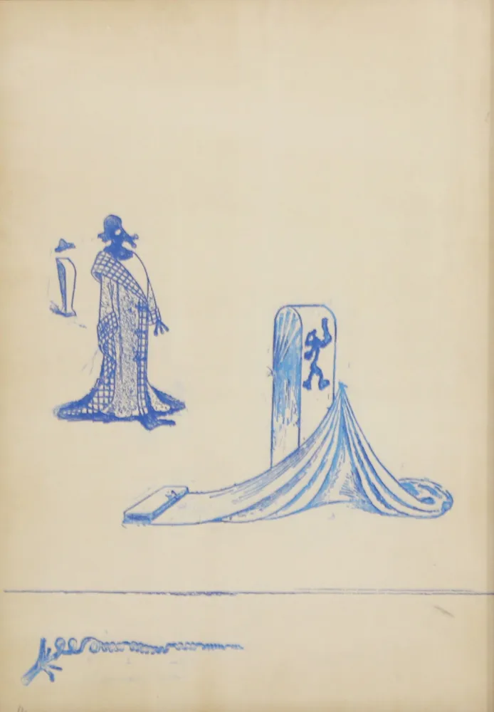 Lithograph Ernst - UNTITLED