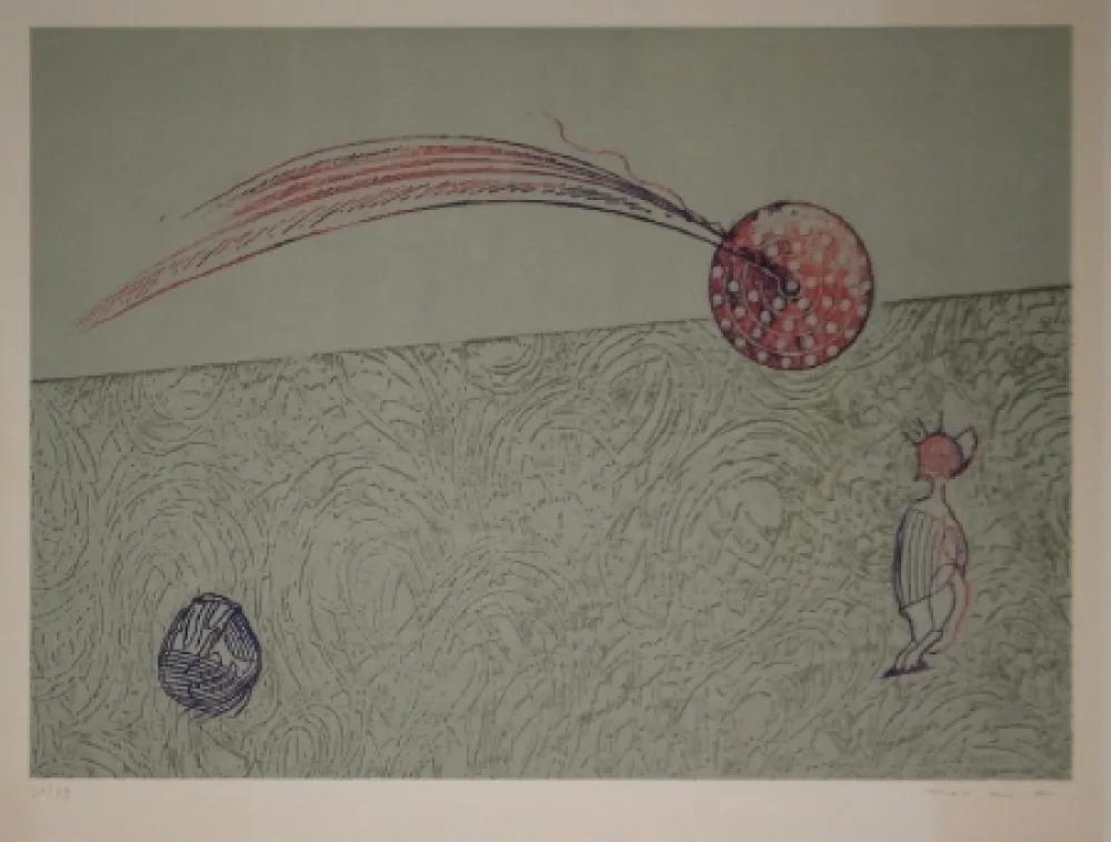 Lithograph Ernst - Untitled