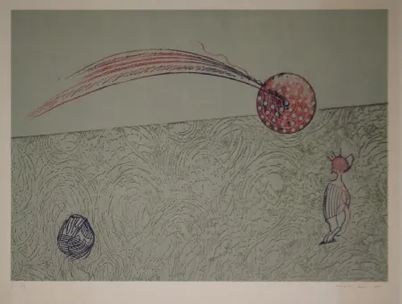 Lithograph Ernst - Untitled