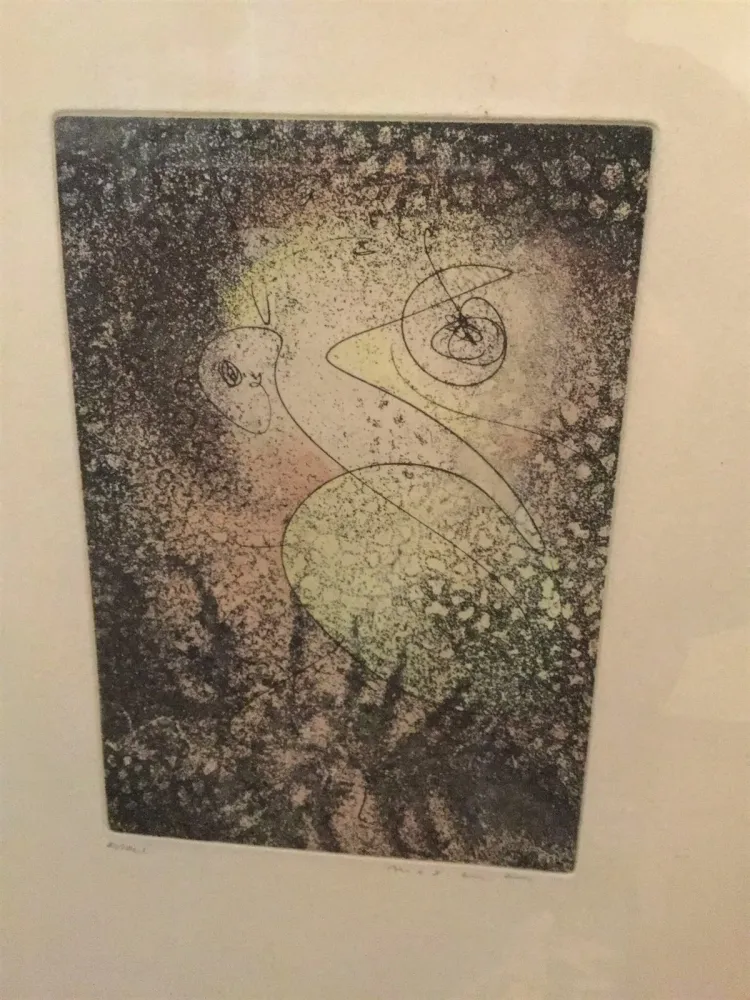 Etching And Aquatint Ernst - Untitled