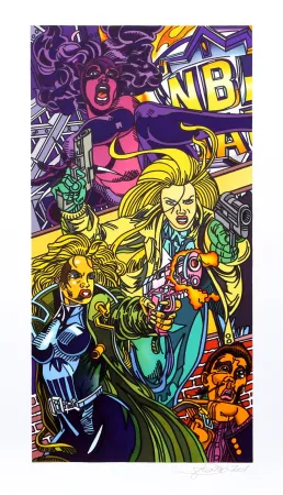 Lithograph Erro - Catman