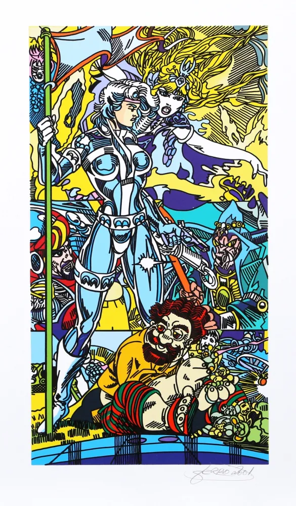 Lithograph Erro - Forgotten Future