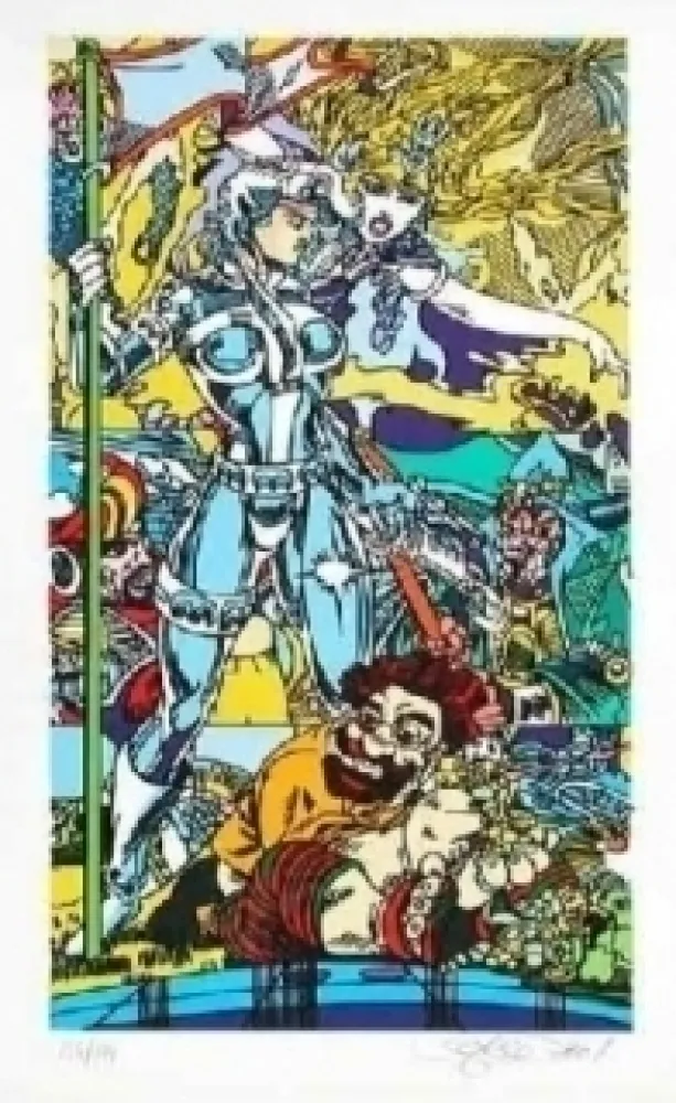 Lithograph Erro - Forgotten future