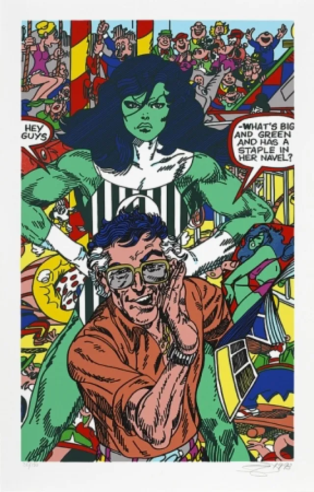 Screenprint Erro - La femme fatale II