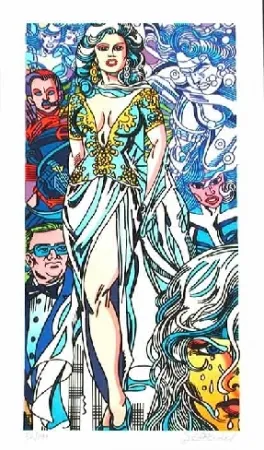 Lithograph Erro - Le mariage