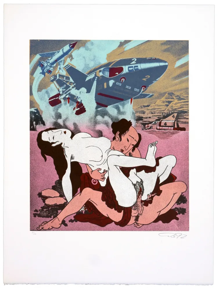 Lithograph Erro - Made in Japan