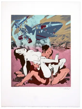 Lithograph Erro - Made in Japan