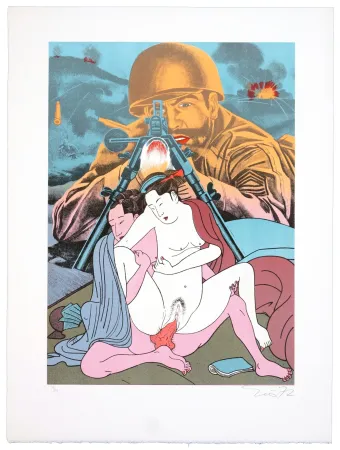 Lithograph Erro - Made in Japan