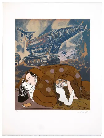 Lithograph Erro - Made in Japan