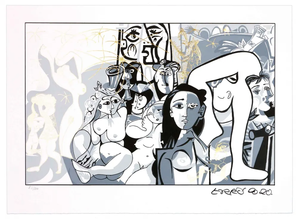 Lithograph Erro - Sans titre