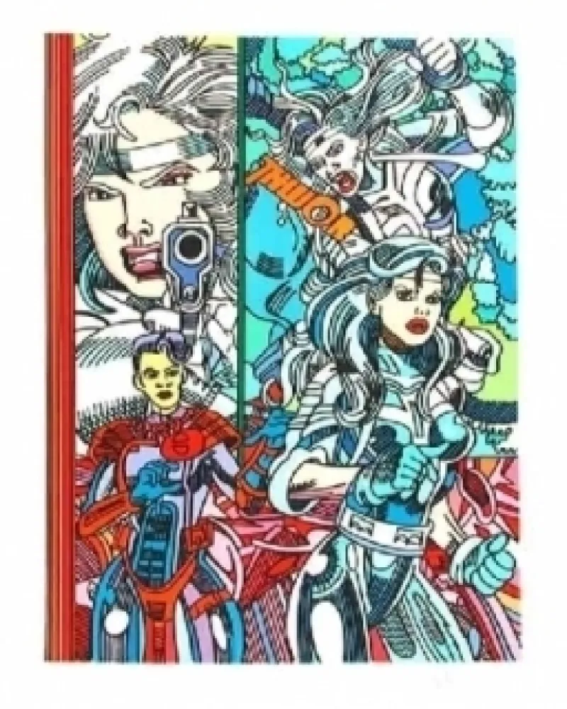 Lithograph Erro - Silver Galber