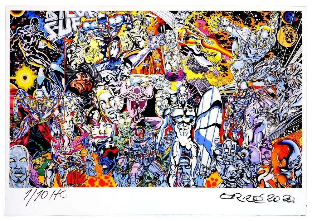 Numeric Print Erro - Silver Surfer