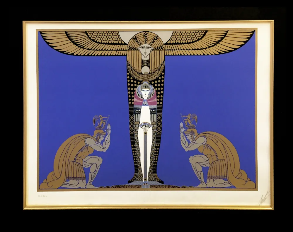 Screenprint Erte - CLEOPATRE