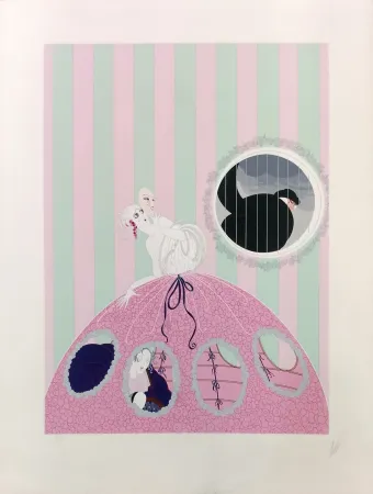 Screenprint Erte - DECEPTION