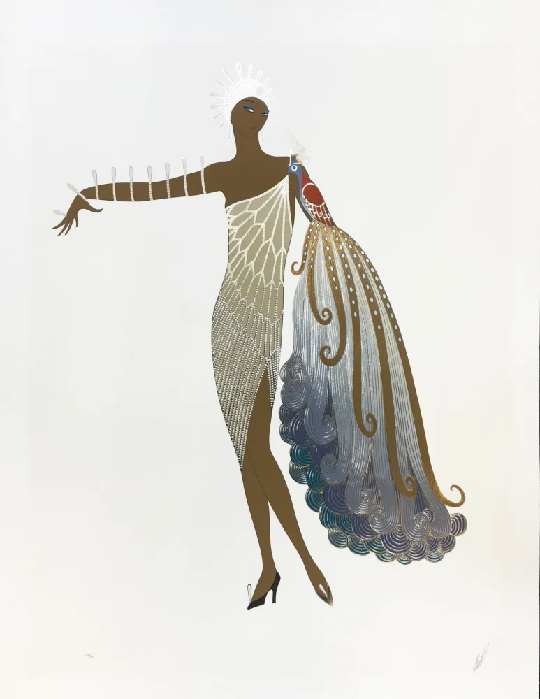 Screenprint Erte - DIVA II