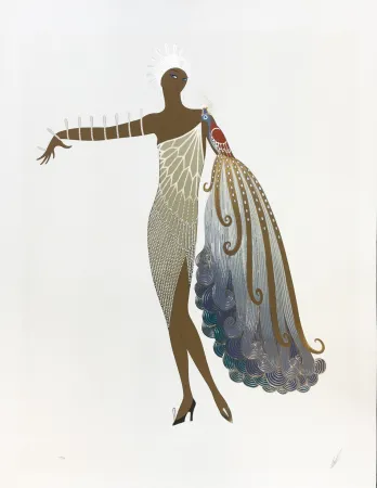 Screenprint Erte - DIVA II