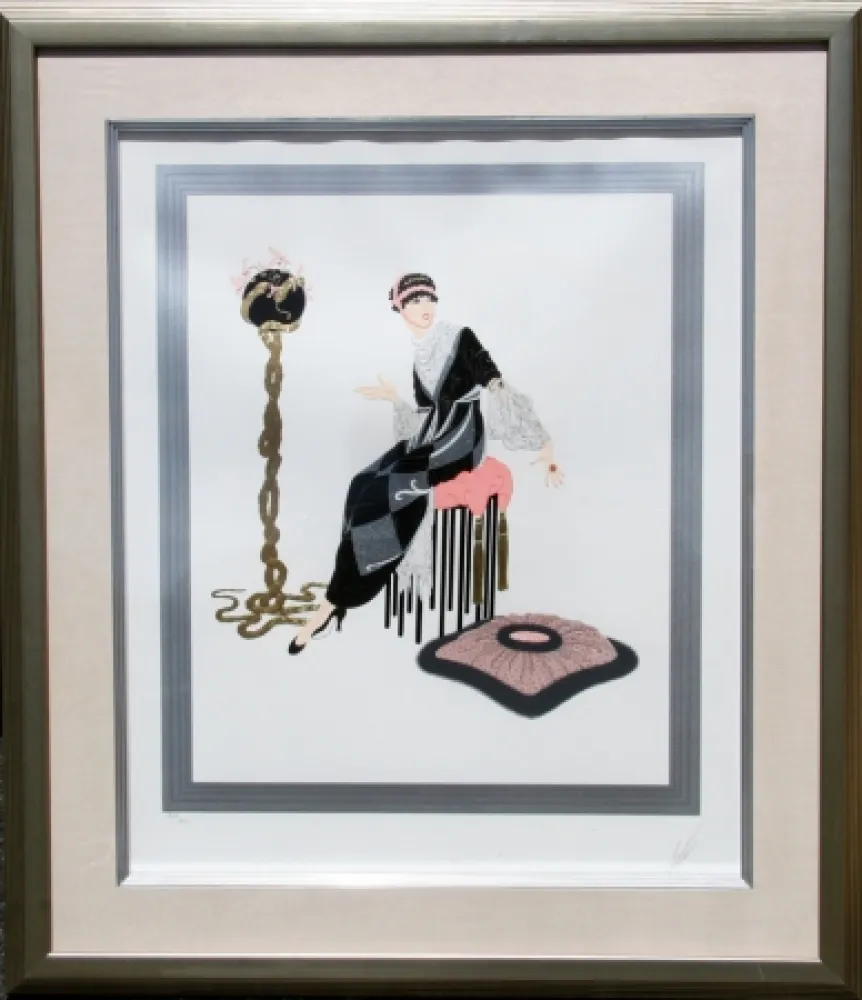 Screenprint Erte - Harmony