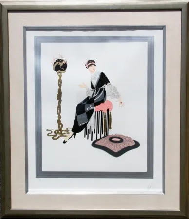 Screenprint Erte - Harmony