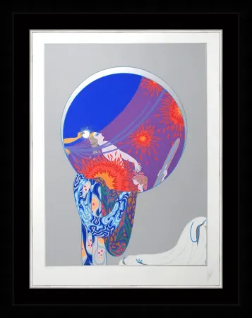 Screenprint Erte - NATURE'S VANITY