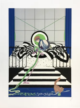 Screenprint Erte - PARESSEUSE